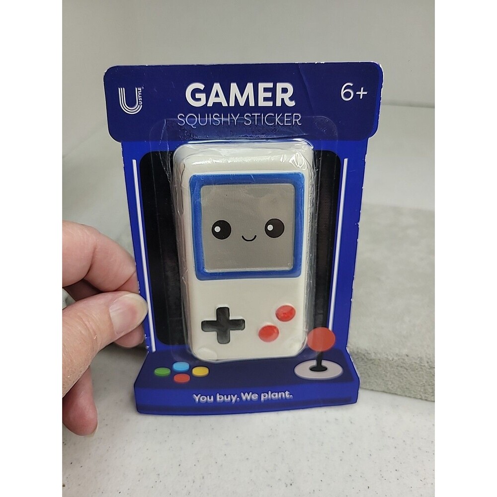 Gamer Squishy Sticker New In Package Stress Ball 3"